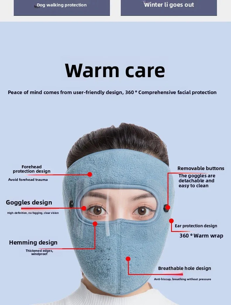 MB Mart® Windproof Face Mask | Warm, Protective & Breathable Outdoor Mask