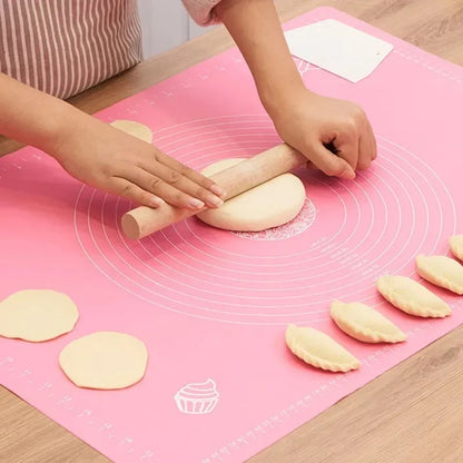 MBMart® Silicone Baking Mat for Dough, Pizza & Pastry | Non-Stick Bakeware