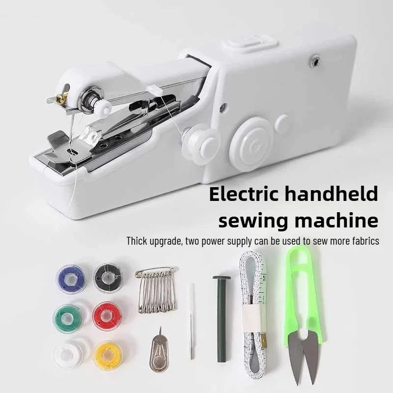MB Mart® Mini Portable Hand Sewing Machine for Quick Repairs & DIY Stitching