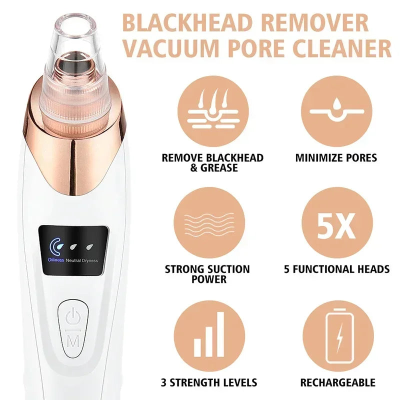 MB Mart® Vacuum Blackhead Remover – Deep Pore Cleaner for Clear Skin