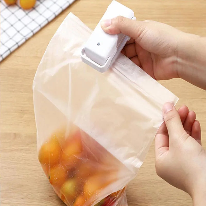 MBMart® Mini Heat Bag Sealer | Portable Rechargeable Plastic Bag Sealing Machine