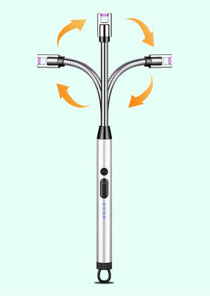 MB Mart® USB Type-C Plasma Lighter | Windproof Electric Arc Candle & Stove Lighter