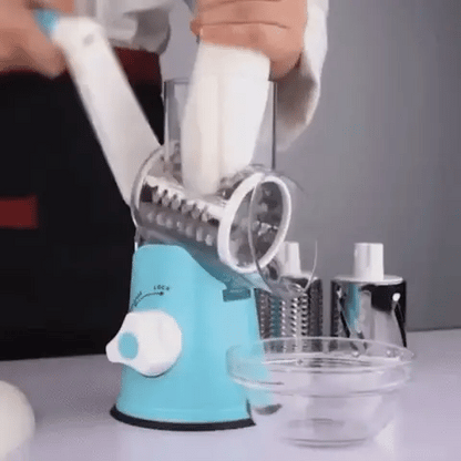 MB Mart® Table Top Drum Grater – Multi-Functional Vegetable Cutter