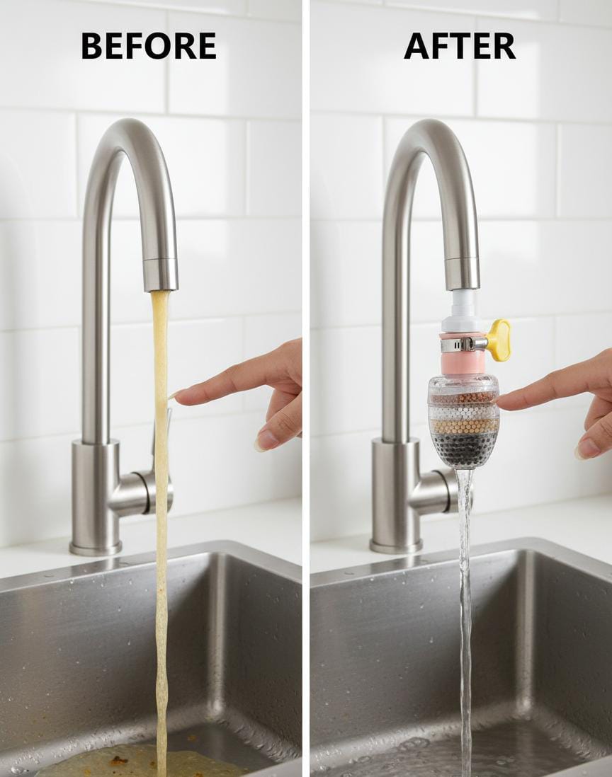 MB Mart® 6 Layer Faucet Water Filter | Clean & Safe Drinking Water at Home