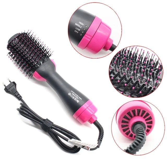 MBMart® Women Hair Dryer Brush |Straightener | Best Hot-Air Hair Brush in Pakistan