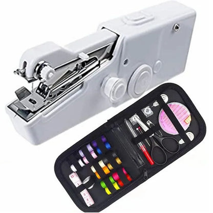 MB Mart® Mini Portable Hand Sewing Machine for Quick Repairs & DIY Stitching