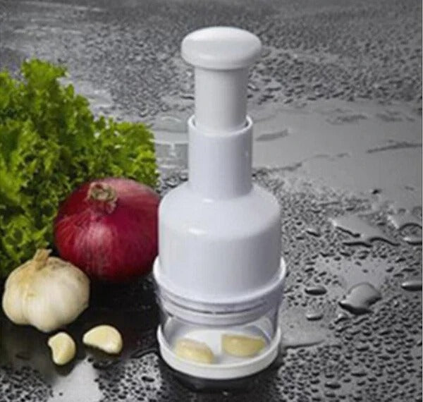 MB Mart® Hand Press Chopper| Quick & Effortless Vegetable Cutter for Kitchen