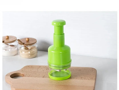 MB Mart® Hand Press Chopper| Quick & Effortless Vegetable Cutter for Kitchen