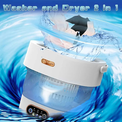 MB Mart® Portable Washing Machine| Compact & Powerful | Easy to Use