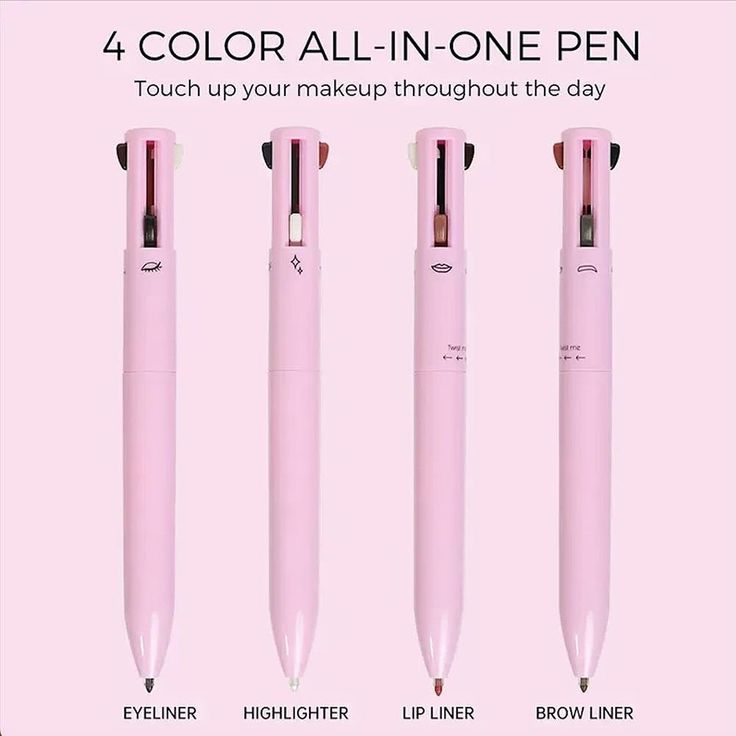 MB Mart® 4-in-1 Makeup Pen | All-in-One Beauty Essential for Lips, Eyes & Cheeks